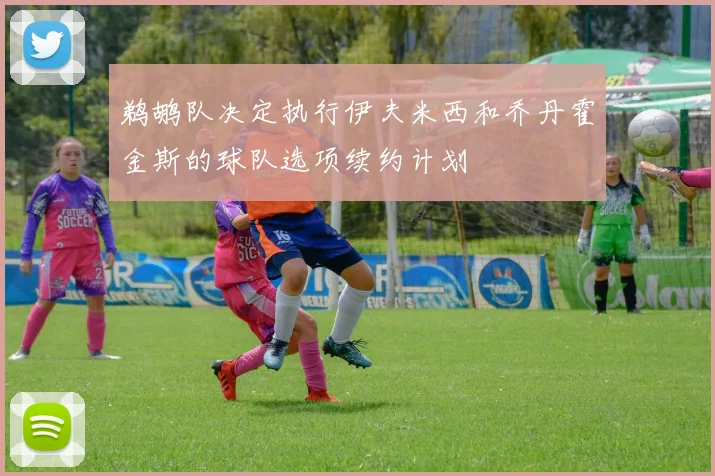 鹈鹕队决定执行伊夫米西和乔丹霍金斯的球队选项续约计划